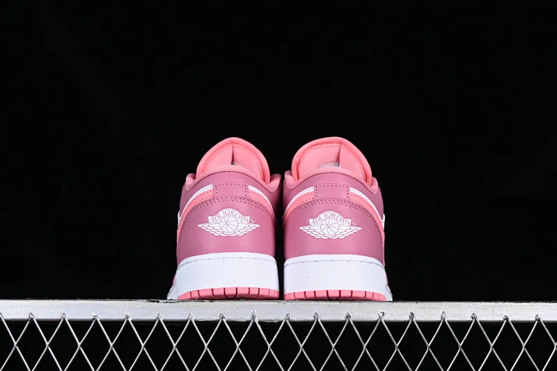 All categories Air Jordan Jordan series basketball shoes Air Jordan 1 Low G version pure original Air Jordan 1 Low "Desert Berry" AJ1 Joe 1 pink and white low-top cultural basketball shoes 553560-616